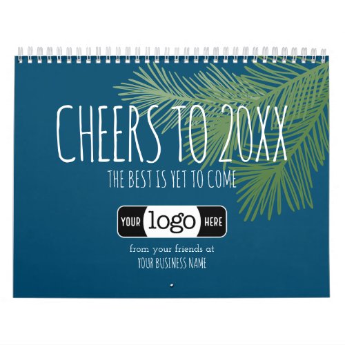 2024 Calendar Business Greeting with Logo _ Cheers