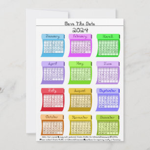 2024 Calendar Fabrics Fabric Font Save The Date