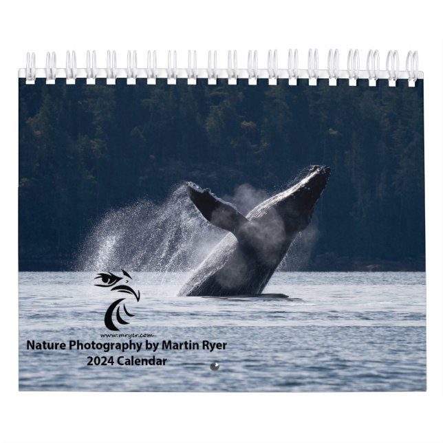 2024 Calendar featuring Humpback Whales (Cover)