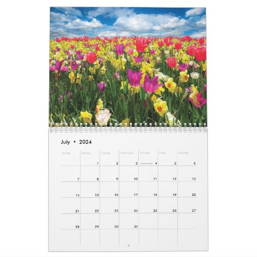 2024 Calendar gardens  Flowers 2