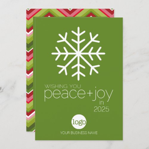 2024 Calendar Logo Modern Business Christmas Card