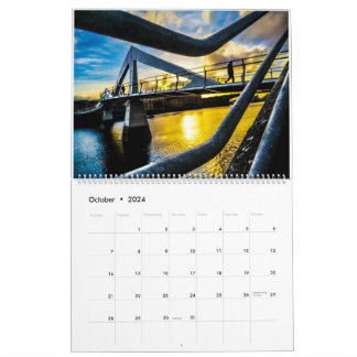 2024 Calendar of Images of `Glasgow by Paul Boyle