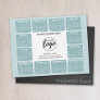 2024 Calendar with logo Contact Information Magnet