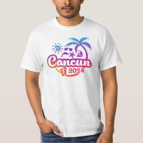 2024 Cancun Vacation or Trip Design T_shirt