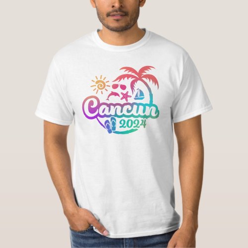 2024 Cancun Vacation or Trip Design T_shirt