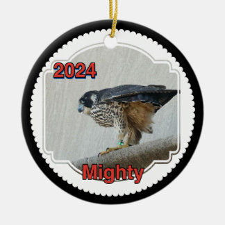 2024 Ceramic Circle Ornament Mighty