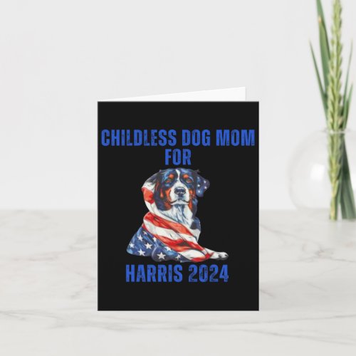 2024 Childless Dog Mom For Harris 2024  Card