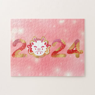 2024, Chinese New Year, Dragon Jigsaw Puzzle