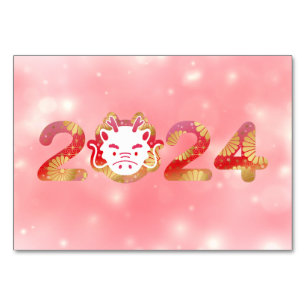 2024, Chinese New Year, Dragon Table Number