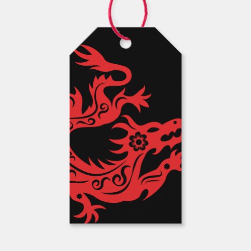 2024 Chinese New Year Year of the Dragon Gift Tags