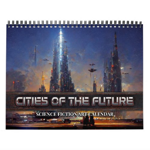 2024 Cities Of The Future 3 Science Fiction Calendar