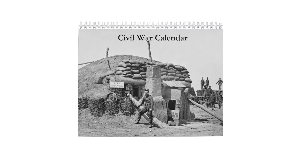 2024 Civil War Calendar Zazzle