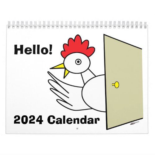 2024 Cocky Cartoons Calendar Calendar