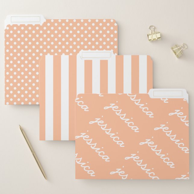 2024 Color of the Year | Peach File Folder (Set)