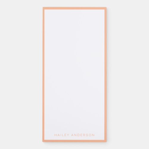 2024 Color of the Year Peach Magnetic Notepad