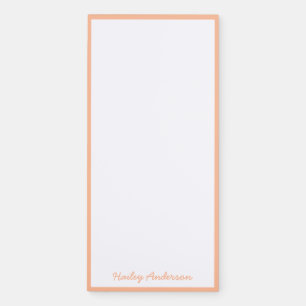 2024 Color of the Year: Peach Magnetic Notepad