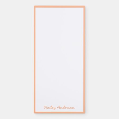 2024 Color of the Year Peach  Magnetic Notepad