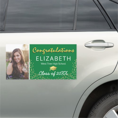 2024 Congratulations Photo Graduate Car Magnet