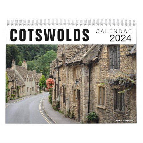 2024 Cotswolds houses  towns photo Calendar