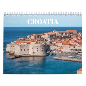 2024 Croatia Istra Calendar by sunbuds at Zazzle