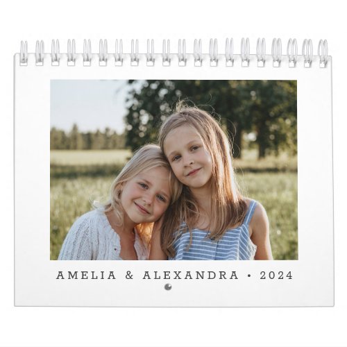 2024 Custom Create Your Own Family Photo Calendar