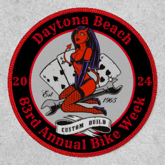 2024 Daytona Beach 83rd Annual Bike Week Hot Babe Patch