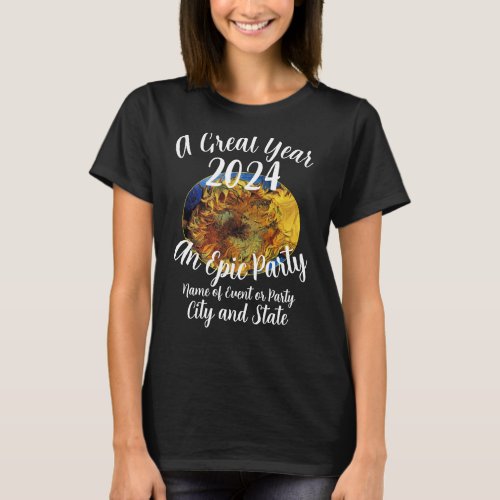 2024 Dinner Happy Hour Girls Boys Night Out Wine T_Shirt