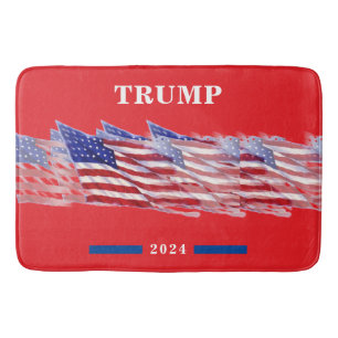 2024 Donald Trump American Flag Bath Mat