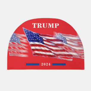 2024 Donald Trump American Flag Doormat