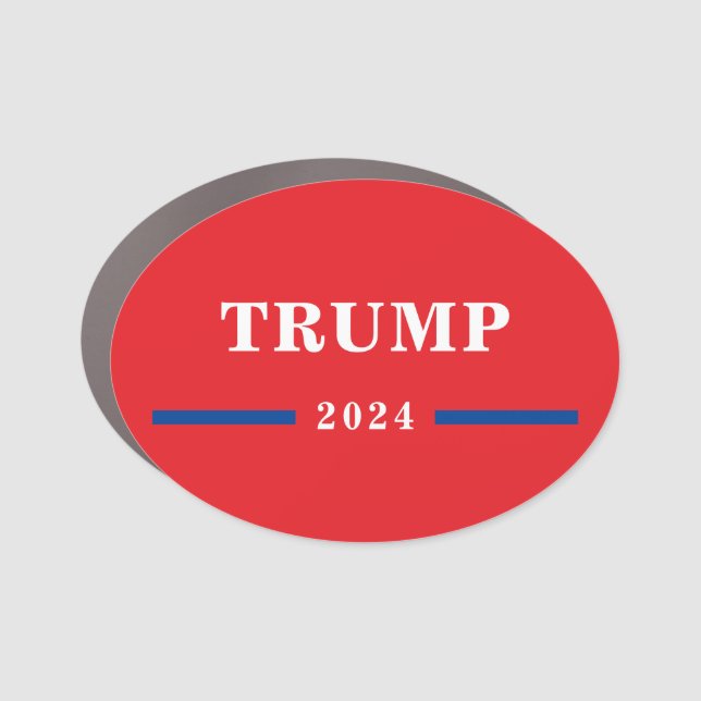 2024 Donald Trump Car Magnet (Front)