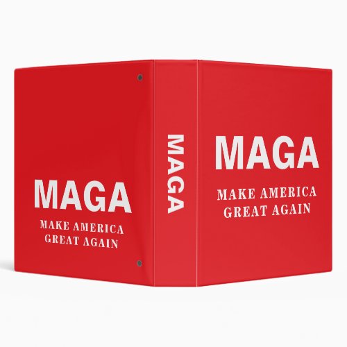 2024 Donald Trump MAGA Make America Great Again 3 Ring Binder