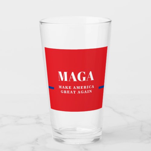 2024 Donald Trump MAGA Make America Great Again Glass