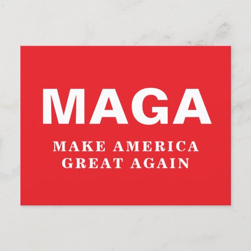 2024 Donald Trump MAGA Make America Great Again Postcard