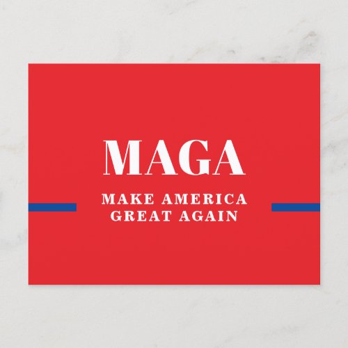 2024 Donald Trump MAGA Make America Great Again Postcard