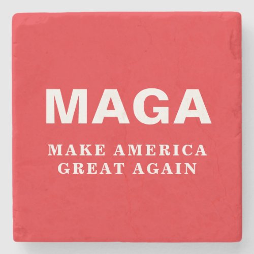 2024 Donald Trump MAGA Make America Great Again Stone Coaster