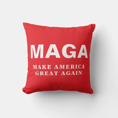 2024 Donald Trump MAGA Make America Great Again Throw Pillow