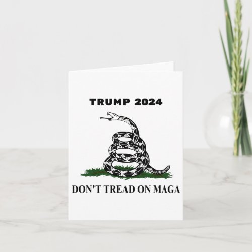 2024 Dont Tread On Maga Snake Rattlesnake On Gr 1 Card