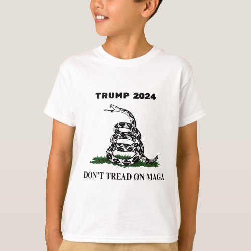 2024 Dont Tread On Maga Snake Rattlesnake On Gr 1 T_Shirt