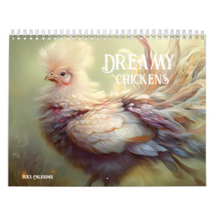 2024 Dreamy Chickens Fantasy Art Calendar