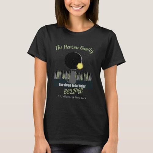2024 Eclipse Family Survivor Custom T_Shirt