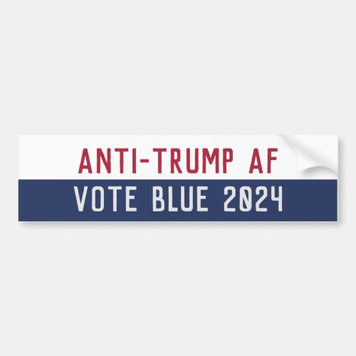 2024 Election Anti Trump AF Biden Harris Bumper Sticker