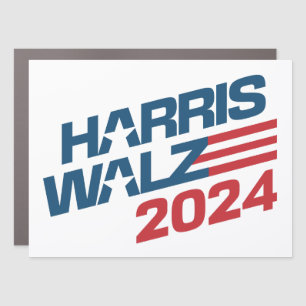 2024 Election Harris Walz Car Magnet