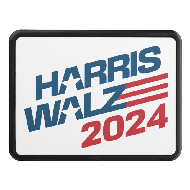 2024 Election Harris Walz Hitch Cover (Front)