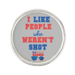2024 Election Kamala Harris Merch Comma La funny Lapel Pin