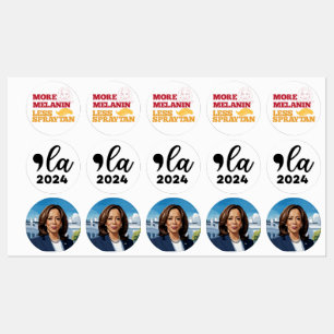 2024 Election Kamala Harris Variety Pack Funny Kids' Labels