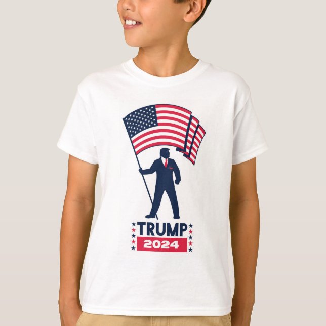 2024 Election Logo Donald Trump For  President T-S T-Shirt (Front)