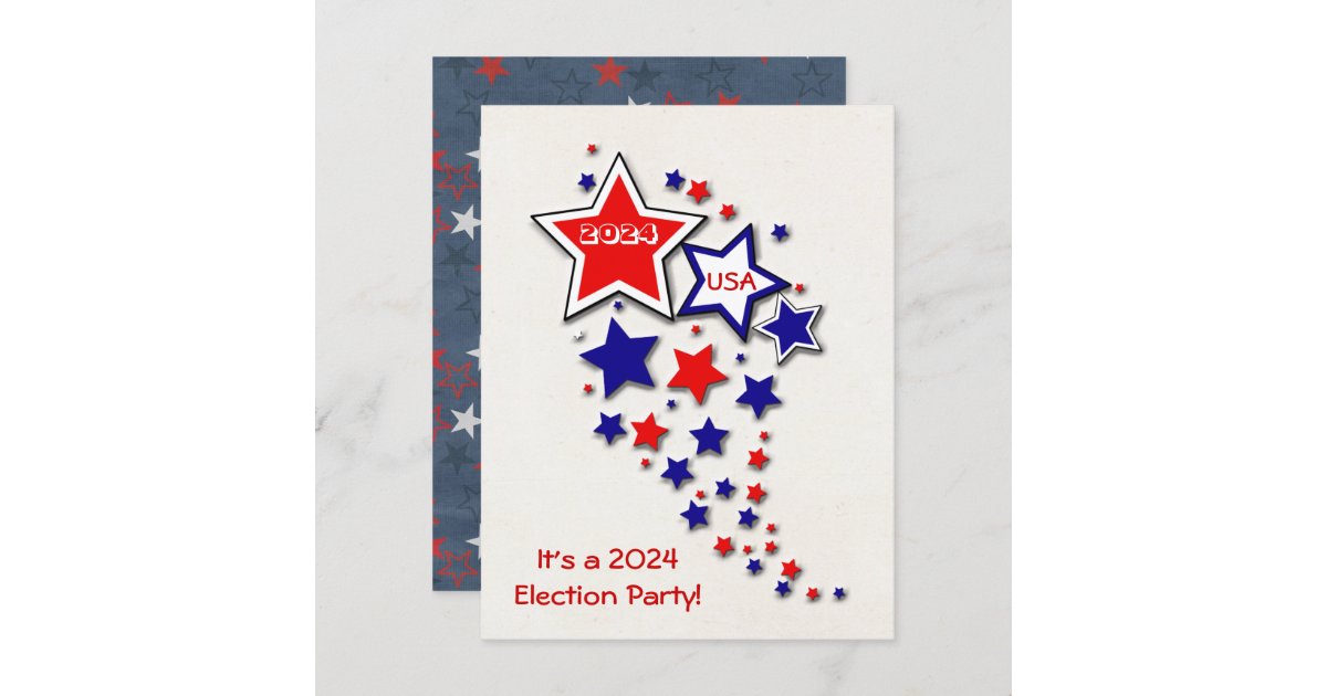 2024 Election Party Invitation Zazzle