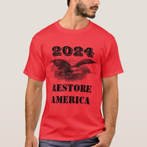 2024 Election Red T_Shirt
