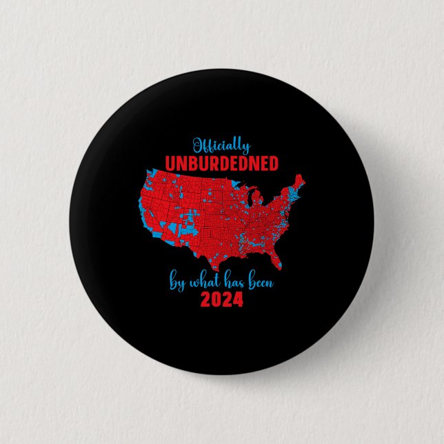 2024 Election Results Map  Button (Front)