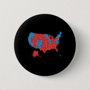 2024 Election Results Map Victory Trump 2024  Button